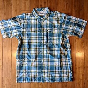 Columbia Men's Casual Button Down Shirt Omni-Shade